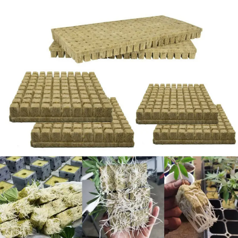 Дропшиппинг 100 кубиков Grow Plug одна упаковка Grodan 1 стартер пробки семян Rockwool гидропоники