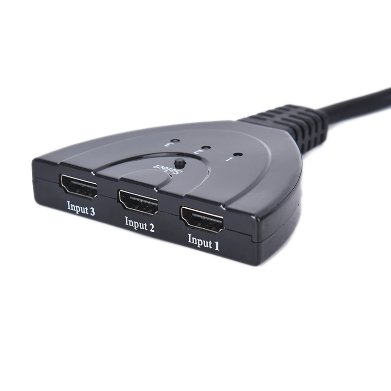 2K 4K 3in 1out HDMI переключатель концентратор сплиттер тв переходник Ultra HD для HD ТВ концентратор компьютера HDMI переключатель