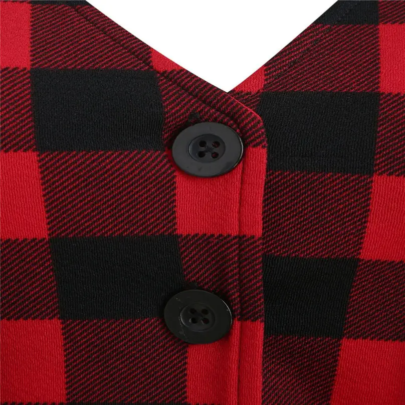 New Fashion Women Blouse Halloween Gothic Cloak Plus Size Tunic Checked Print Panel Button T Shirt футболка женская 3A28 (9)