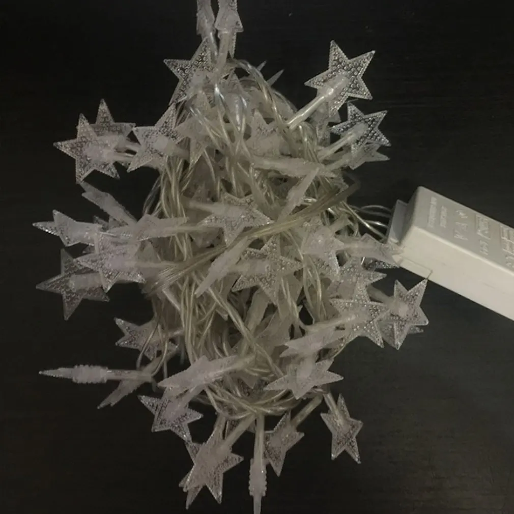 

ICOCO 3/5m 20/50 LEDs Battery Operated Christmas LED Light String Fairy Lights Snowflake Tree Christmas Home Drop Ship Supplier