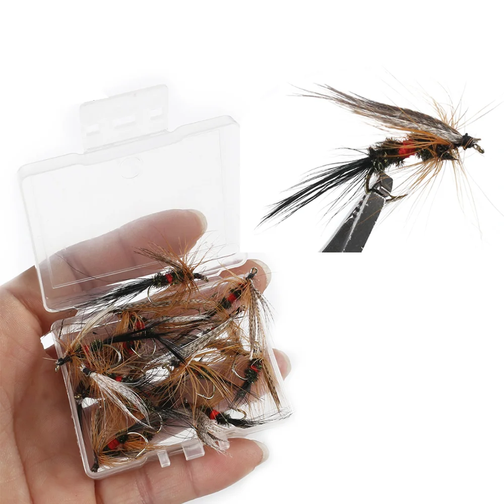 Box of Insects Flies Fly Fishing Lures Topwater Feather Bait Trout  Artificial Crank Hook Lure Bionic Floating Hooks Accessories - AliExpress