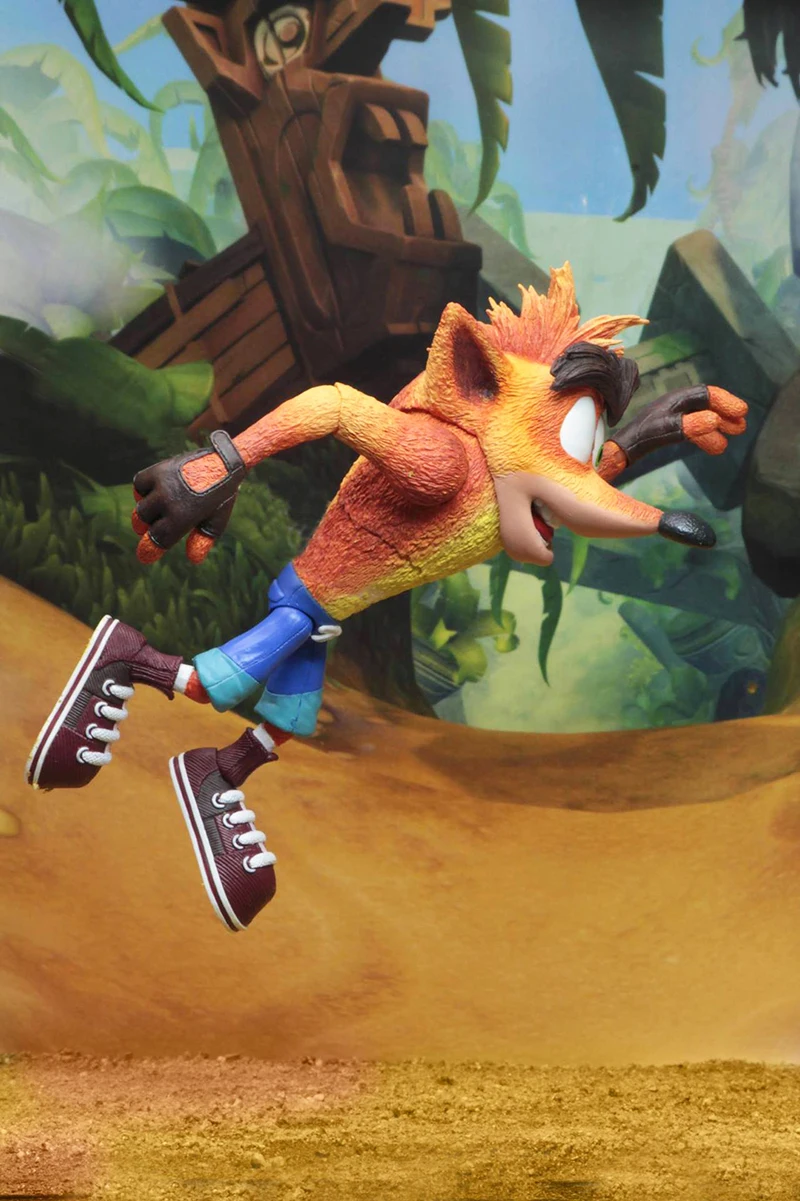 6 дюймов NECA оригинальная игра Crash Bandicoot Sane Трилогия фигурка модель игрушка кукла подарок