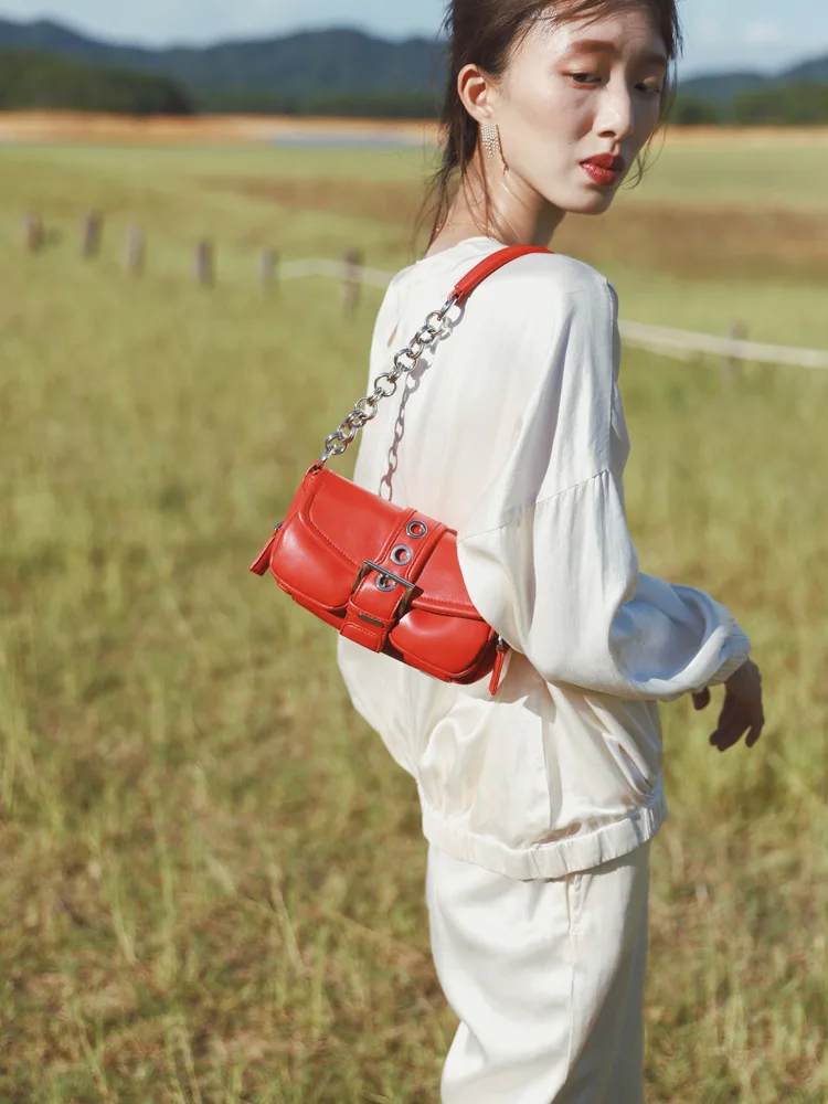 Vintage Square Armpit bag Fashion Female High-quality PU Leather Women's Designer mini Handbag Vintage Shoulder Messenger Bag