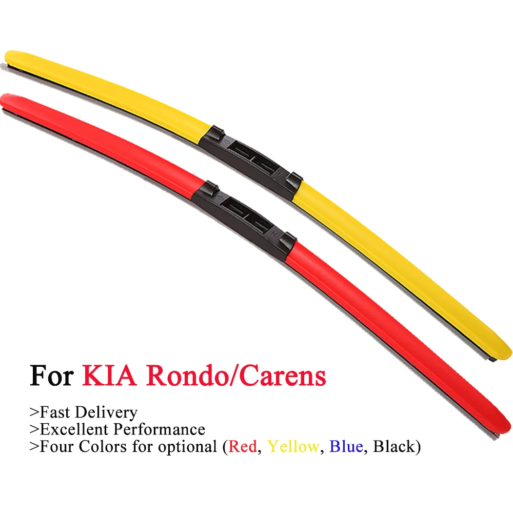 HESITE 2020 новые красные щетки стеклоочистителя для KIA Rondo Carens 2013 2009 2 шт.