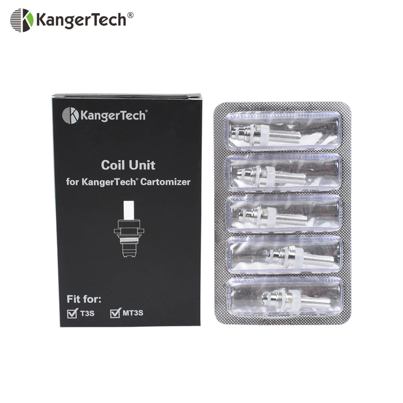 10 шт. катушка kangertech сменные катушки 1.8ohm 2.2ohm подходит для электронных сигарет T3/