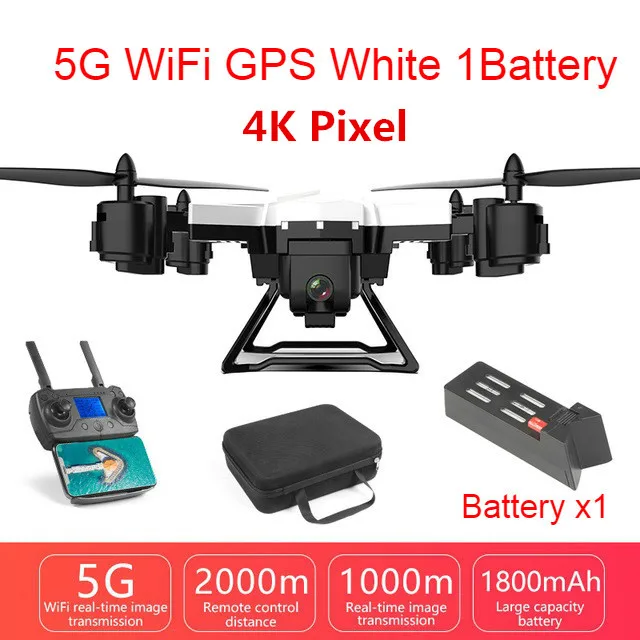 KY601G/S Дрон 4K 5G wifi FPV Вертолет расстояние 2 км жесты фото селфи Дрон gps Профессиональный Радиоуправляемый квадрокоптер VS SG907 - Цвет: KY601G GPS 5G 4k 1B