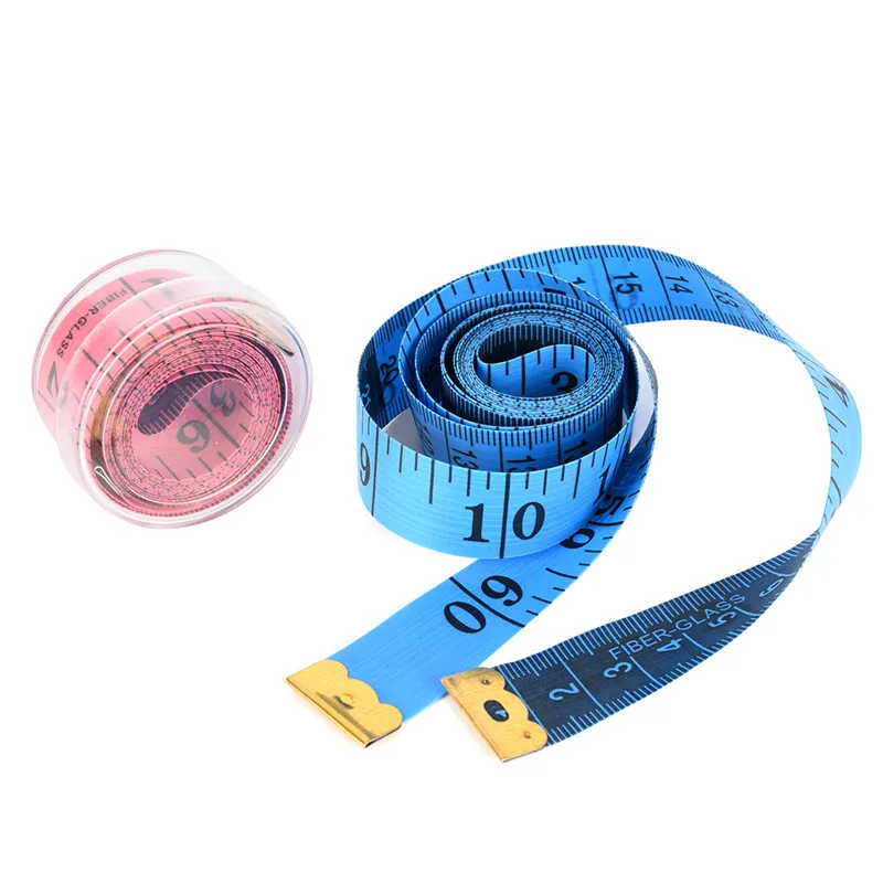150cm Sewing Tailor Tape Body Measuring Ruler Soft Flat Meter Random Color Embroidery Plastic