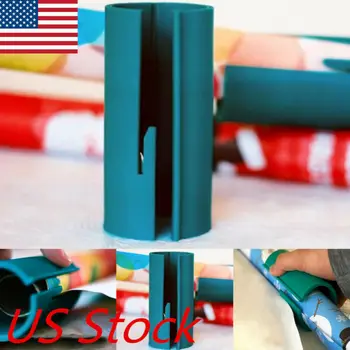 

Sliding Wrapping Paper Cutter Xmas Gift Wrap Packing Roll Cutter Tool Kids Students Present