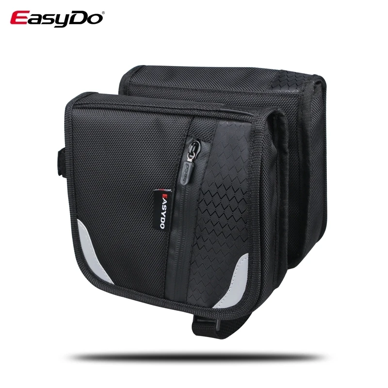 EasyDo Bicycle Bag Frame Bag Waterproof Velcro Top Front Tube Bag MTB