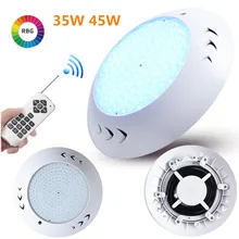 

35W 45W Led Pool Light Swiming Pool Light Waterproof Multi Color Led Light with Remote Controller Rgb AC12V IP68 Par56 Wall Lamp