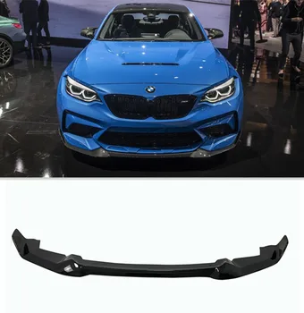 

2019+ M2C CS style Real Carbon FIber Front Bumper Splitter Lip Spoiler For BMW F87 M2C Competition