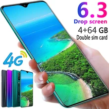 Многоязычный сотовый телефон 4G 4 Гб + 64 ГБ смартфон Android OS 9 1 для