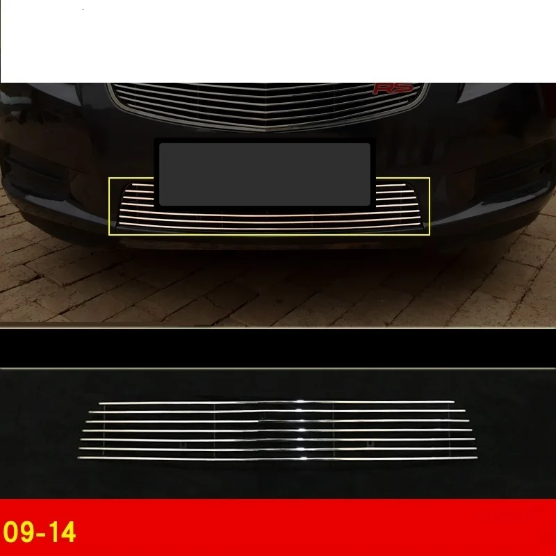 Декоративная Автомобильная отделка автомобиля Стайлинг автомобилей Передняя сетка 09 10 11 12 13 14 15 16 17 18 для Chevrolet Cruze