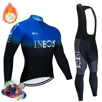 

2020 INEOS TEAM CYCLING JERSEY 9D bike pants set Ropa Ciclismo MENS Winter thermal fleece pro BICYCLING jersey Maillot wear