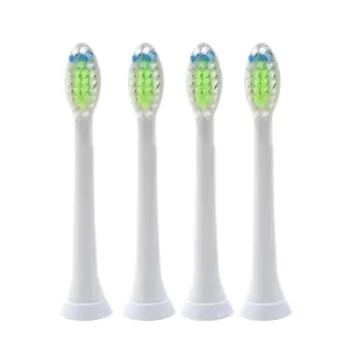 

4 PCS / Pack Super Clean Electric Toothbrush Replacement Head For Philips Sonic Stainless Steel Electric Toothbrush Head