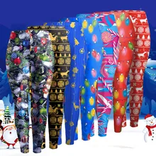 KLV, женские, Рождественская Снежинка, повседневные штаны, высокая талия, спортивные Леггинсы, модные брюки, эластичные, стрейчевые, рождественские штаны, Mujer Alta# Q