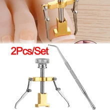 Фиксатор для коррекции вросших пальцев ног и ногтей, инструмент для педикюра, корректор для педикюра, набор инструментов