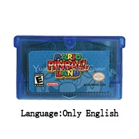 US 32 бит видеоигры картридж Консоли Карты Mari серии США/ЕС Версия для nintendo GBA - Color: US