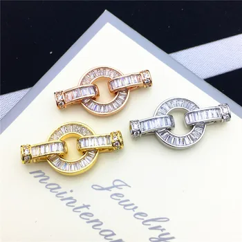 

Wholesale DIY Natural Stones Beads Jewelry Making Accessories Silver/Gold/Rose Gold Metal Connector Clasps Findings