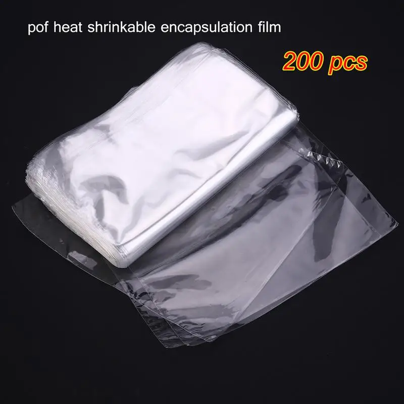 PH PandaHall 200 Sacs Thermorétractables PVC 12x17cm - Emballage Pour Bombes De Bain, Savons Et Cadeaux