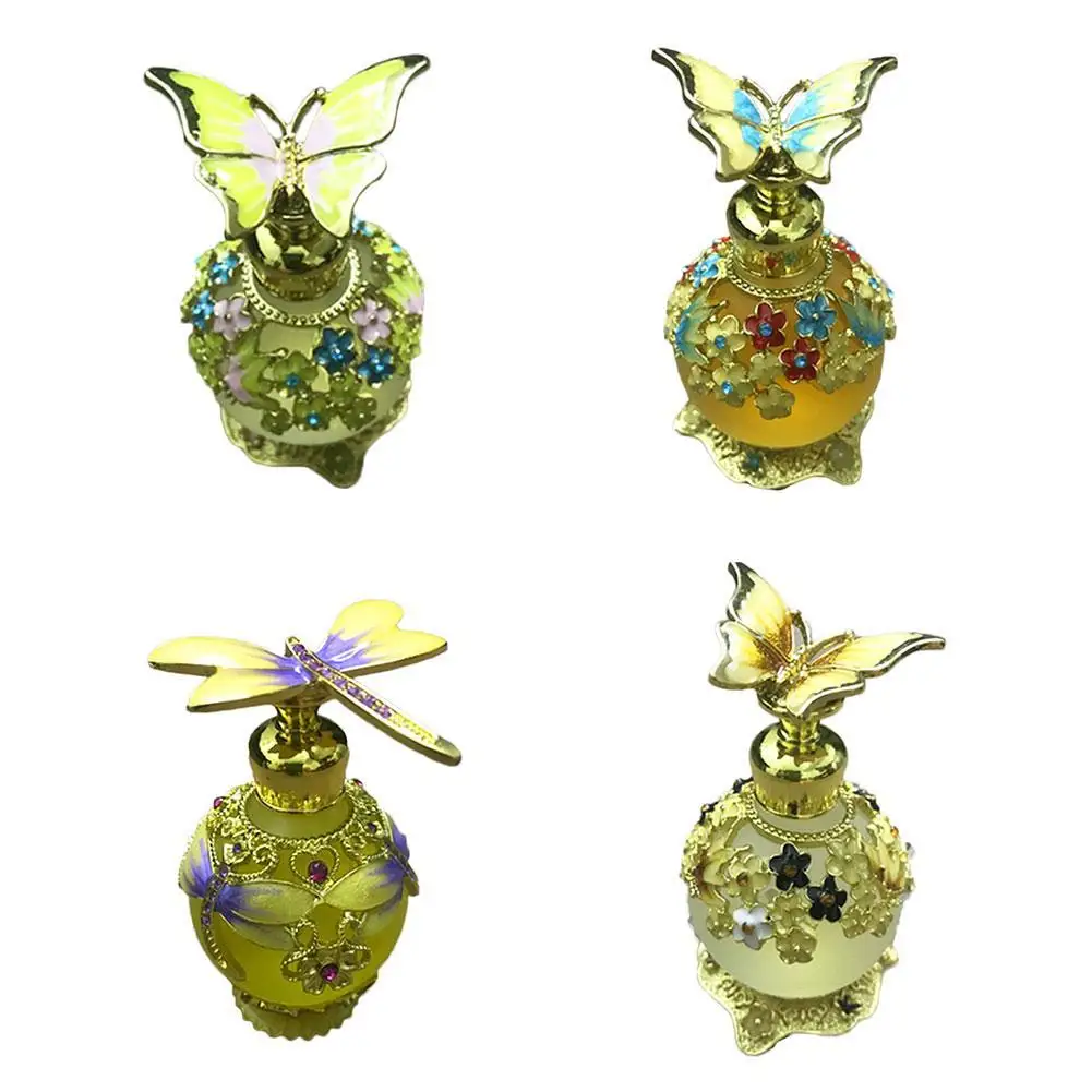 25 мл пустые долговечные светящиеся флаконы для духов античные бабочки