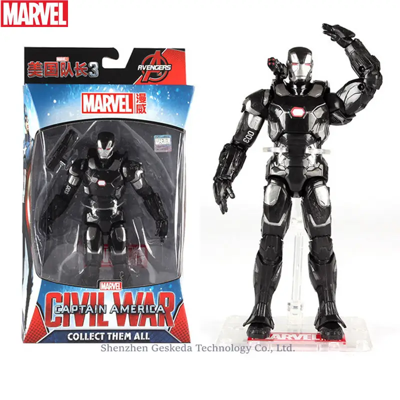 Hasbro игрушки Marvel The Avenger Endgame 17 см супер фигурка супергероя Тор Алая ведьма Росомаха Человек-паук Железный человек фигурка игрушки куклы - Цвет: WaMachine