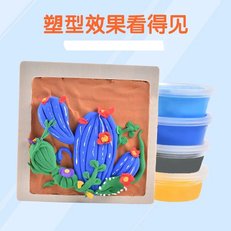 

Ultra-Light Clay Children Space Modeling Clay DIY Safe Non-toxic Plasticene Crystal Colored Clay Toy Set