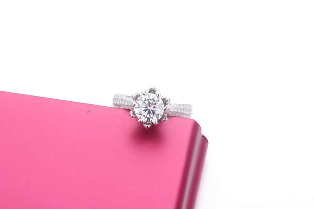 Starszuan драгоценность 18 К романтическое DEF Moissanite кольцо Сертифицированный Муассанит кольцо Хорошая цена подарок для женщин