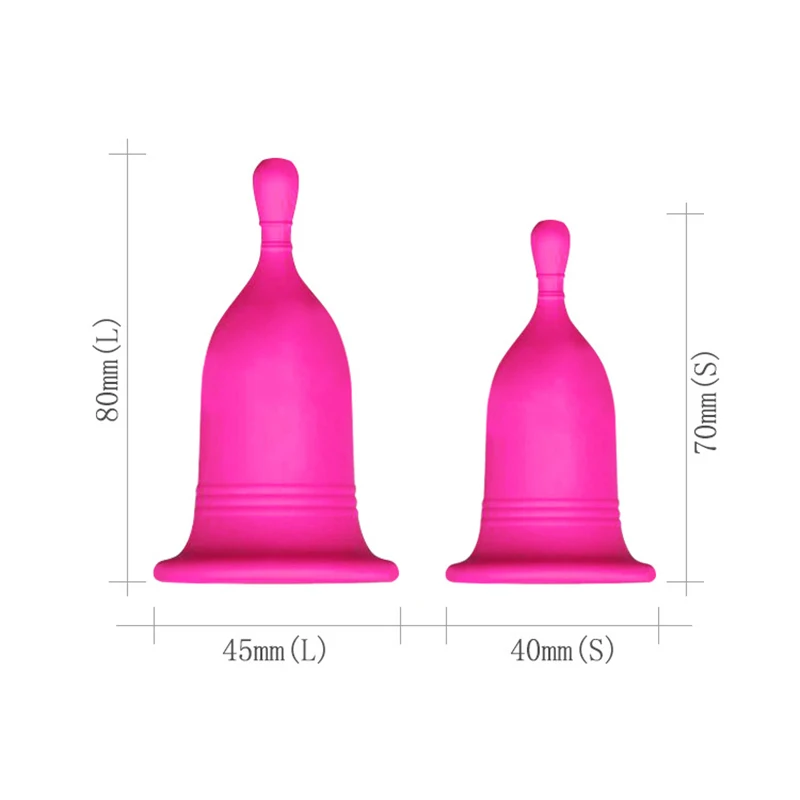 Новая менструальная чаша ежемесячный период чашка coppetta mestruale menstruatie Cup coupe menstruelle