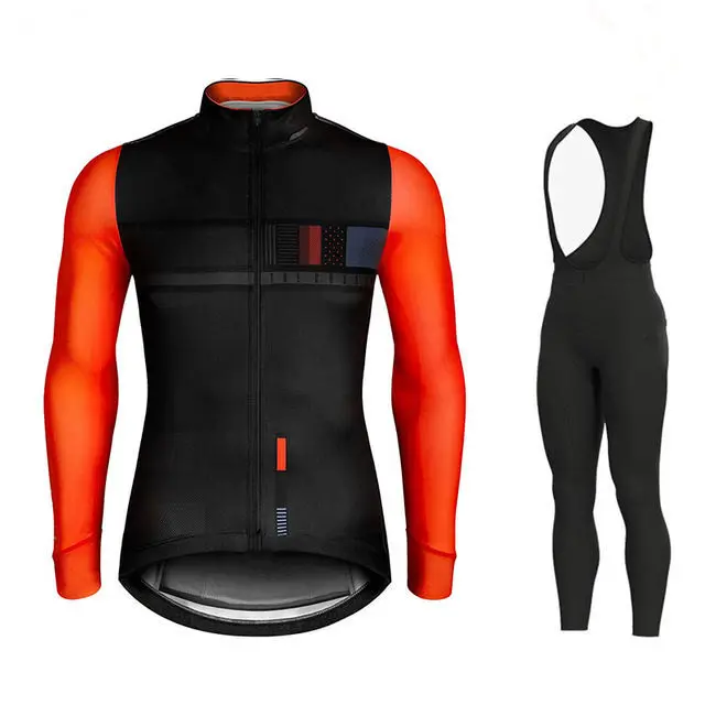 cycling jersey set 3 Профессиональная командная велосипедная футболка, Набор для игры в велосипед, одежда с длинным рукавом для шоссейного велосипеда, майка для велосипеда, Мужская толстовка из лайкры и спандекса - Цвет: cycling jersey set 3