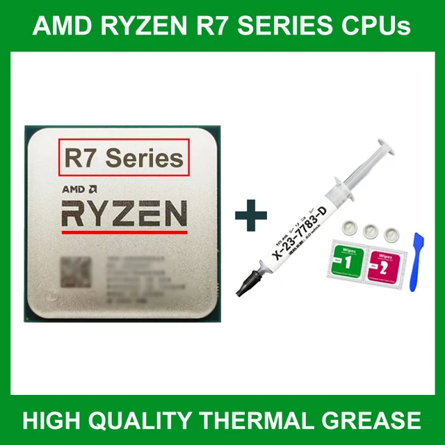 AMD Ryzen 7 Processors with Thermal Grease RYZEN 7 5800X Thermal 