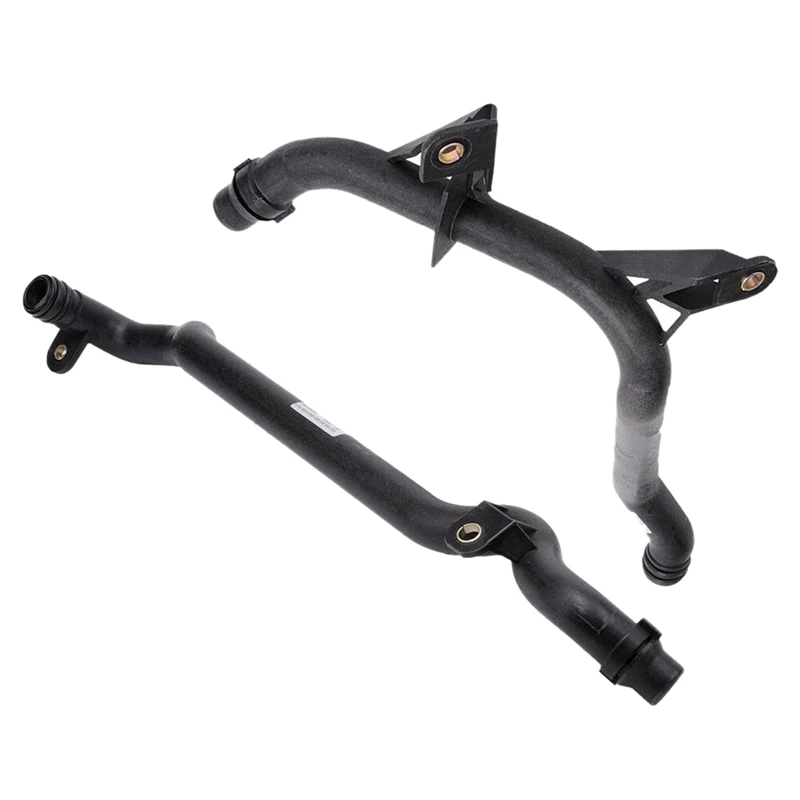 

2Pcs Engine Heater Water Inlet Coolant Pipe 11531705210 + 11537502525 For Bmw