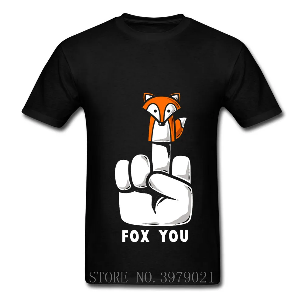 Fox You футболка 2020 с модным принтом для мужчин забавные хлопковые топы коротким