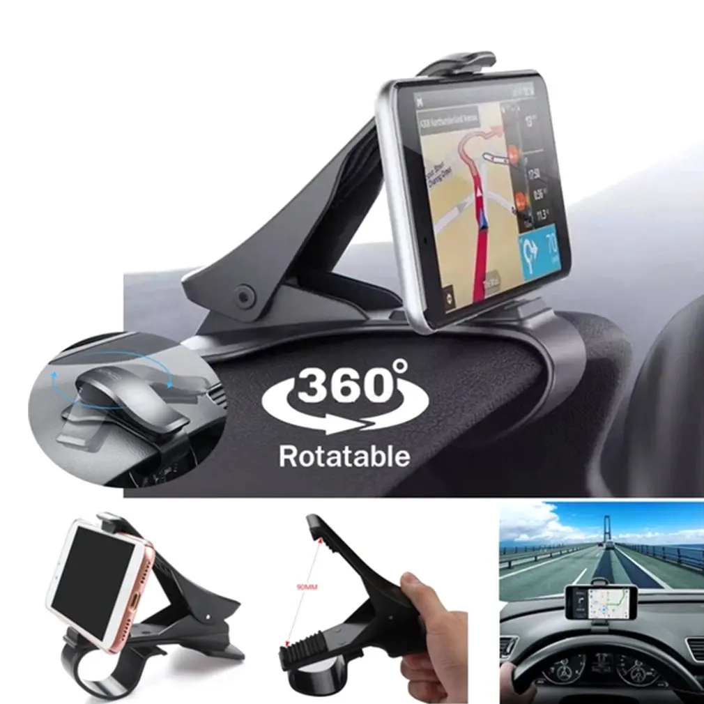 

Car Dashboard Phone Holder Stand Universal Car Cellphone Support 360 Rotation For iphone X XR XS Samsung Smartphone Mount