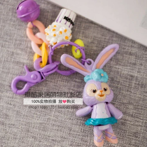 Мультфильм Япония Даффи медведь stellalou Rabbit Shelliemay Gelatoni Cat печенья собака игрушка кукла ключей брелок для ключей брелок аксессуары - Цвет: 2