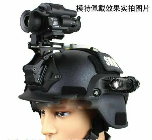 Тактический шлем NVG Mount+ J Arm для Pulsar GS1 x20 однотрубный металл/нейлон