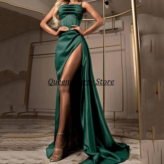 Vert Foncé Robe De SoirÃ©e Sirene Pas Cher Robe De Soirée Sirène