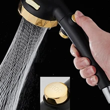360 rotating High Pressure Upgrade Shower Head 3 Modes Handheld Adjustable Water Saving ShowerHead Pressurized Spray Nozzle Bath
