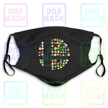 

Dust Mask with Filter Super Smash Bros Smash Ultimate Washable Reusable Mask