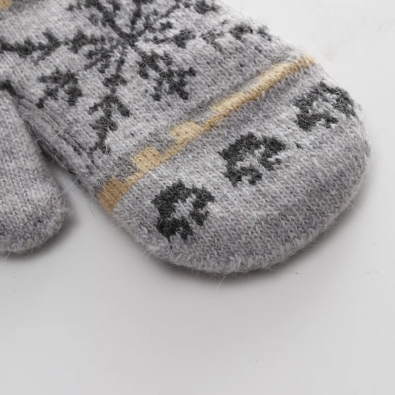 2019 осенне-зимний новый комплект сумок имитация кашемира печать на открытом воздухе холодные теплые дамские перчатки