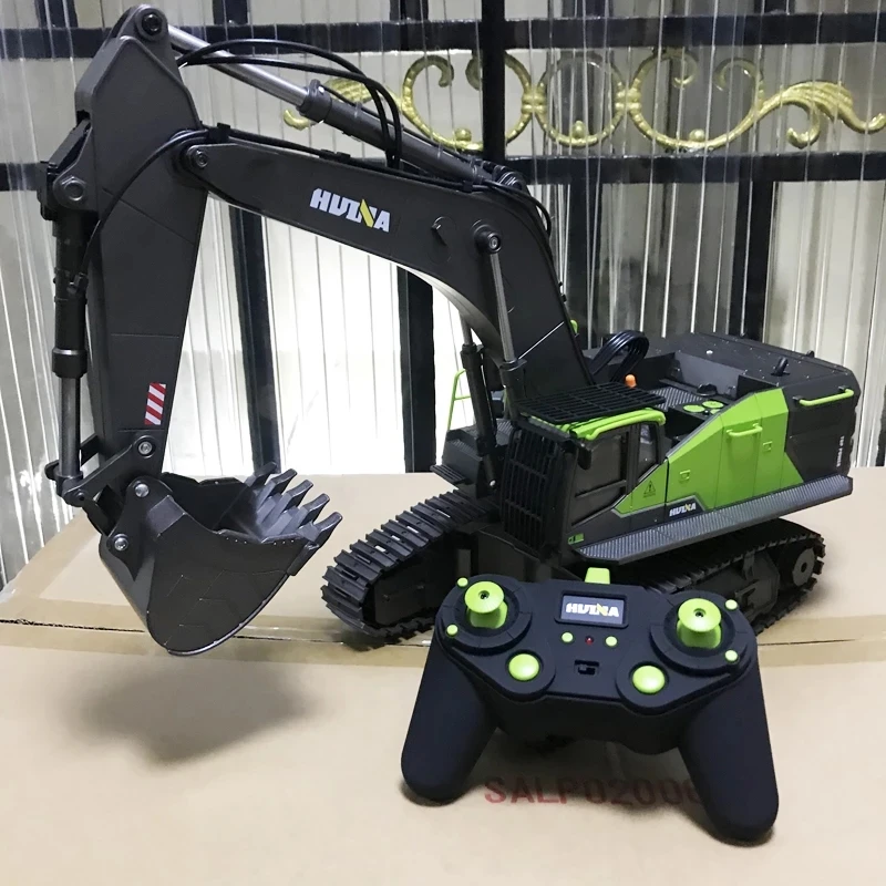 64CM Large RC Excavator 1:14 RC Alloy Excavator Remote Control Engineering Vehicle Remote Control Truck With Light Sound Vehical 4