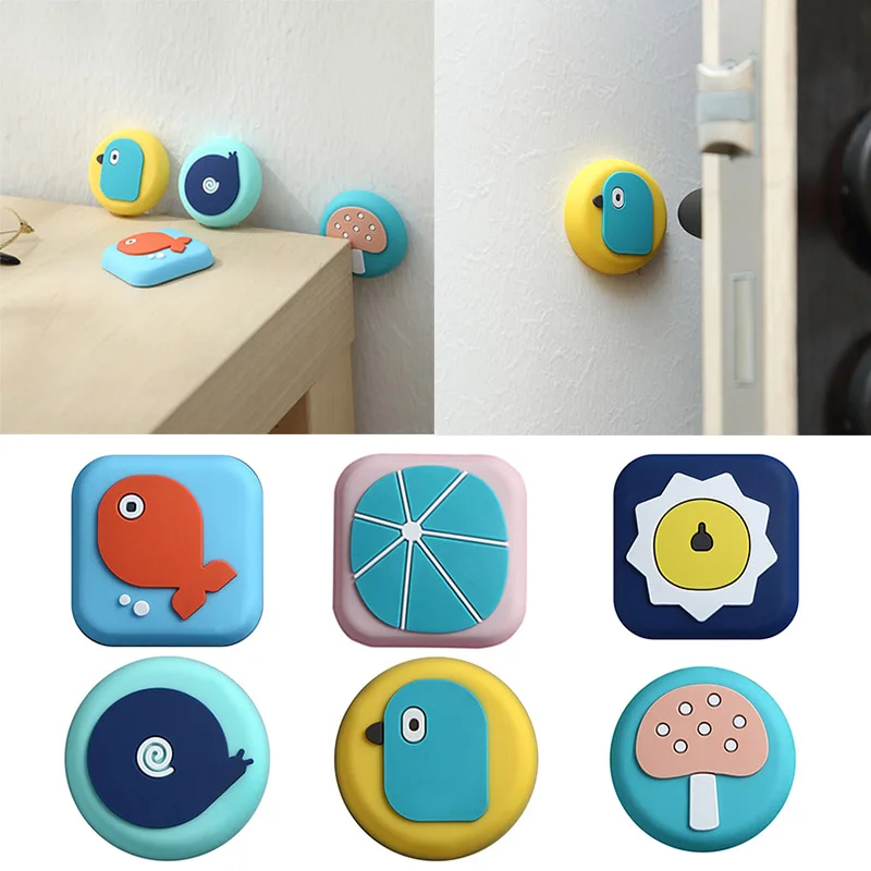 

1pc Baby safety corner protector Door Fenders Silicone Handle Door Lock Protective Crash Pad Home Baby head Protector