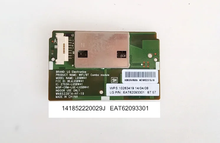 Original For LG 65QB7200-CA wireless network card wifi module 141852220029J EAT62093301