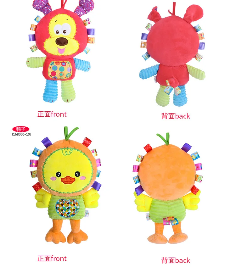 Kawaii детская игрушка детская плюшевая игрушка кукла на заказ маленькие короткие плюшевые животные комфорт новорожденный подарок Игрушка милая погремушки для детей игрушка