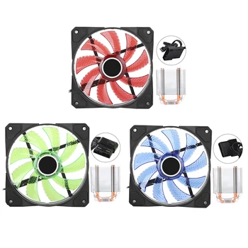 

CPU Cooler 6 Brass Tube Ultra-Quiet 775 1155 1366 Desktop Computer Fan 1366X58 fan cooling for pc