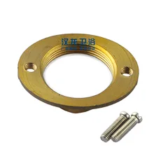 Горячее и холодное одиночное отверстие кран аксессуар медный тройной замок гайка сантехника аппаратные аксессуары Высокая база Шестигранная гайка