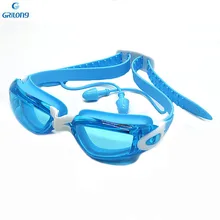Gelang стиль Детские водонепроницаемые противотуманные плавательные очки экологически чистые силиконовые ушные плавательные очки на заказ