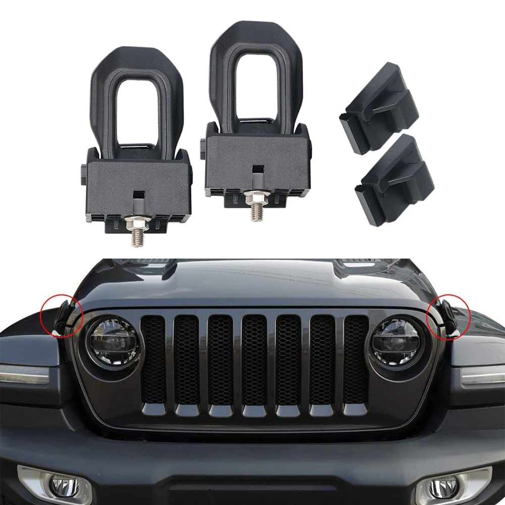 Автомобильный Замок капота двигателя защелка для Jeep Wrangler JK JKU JL JLU Unlimited 2007- нержавеющая сталь АБС-пластик блокировка двигателя крышка
