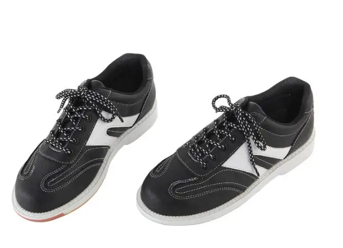 באולינג унисекс профессиональная обувь для боулинга высокое качество микрофибры туфли для боулинга boliche дышащая обувь для боулинга Женская боулинг - Цвет: Черный