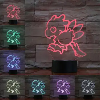

Game FINAL FANTASY IX Night Light LED Touch Sensor Decorative Lamp Birthday Holiday Festival Gift VIVI Ornitier 3D Table Lamp